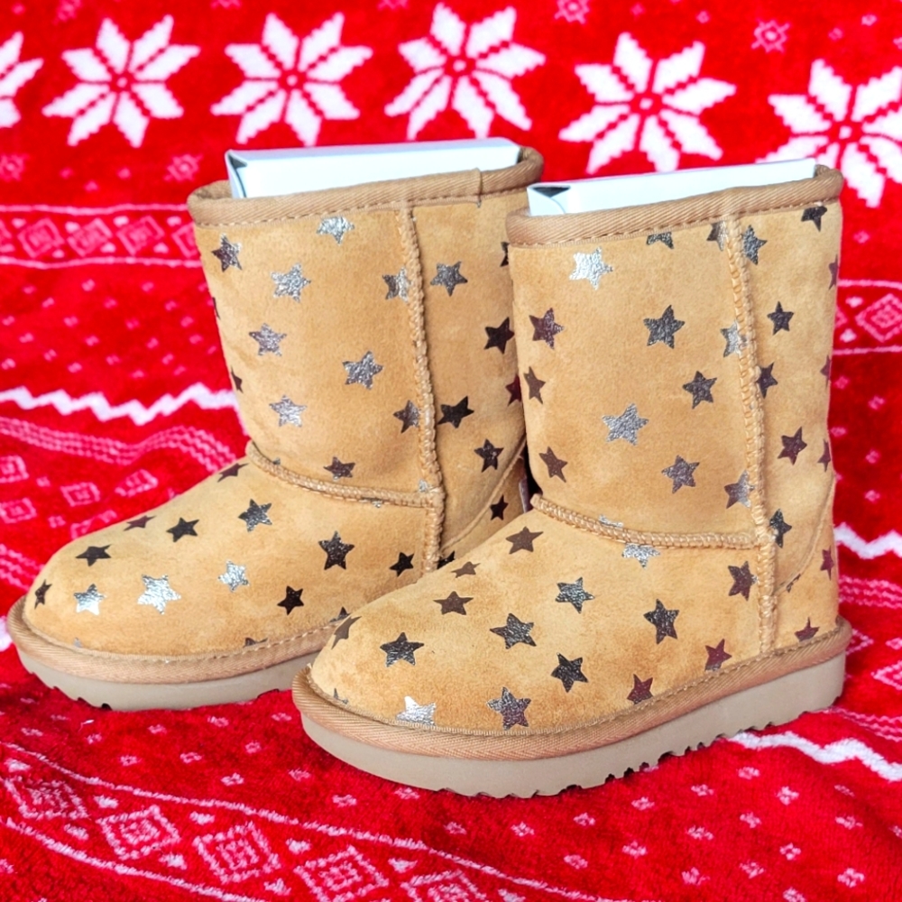 Ugg toddler short II stars chestnut size 9
